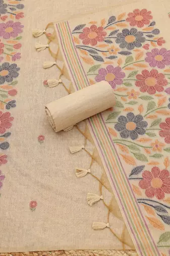 printed unstitched dress material