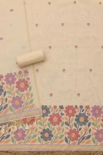 printed unstitched dress material