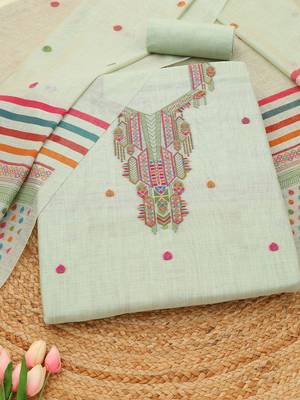 printed unstitched dress material 1
