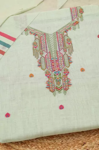 printed unstitched dress material