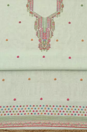printed unstitched dress material
