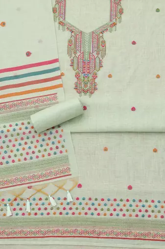 printed unstitched dress material