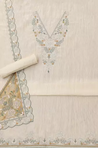 printed unstitched dress material