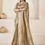 Gold gold linen ethnic woven design festive wear matching blouse & sarees