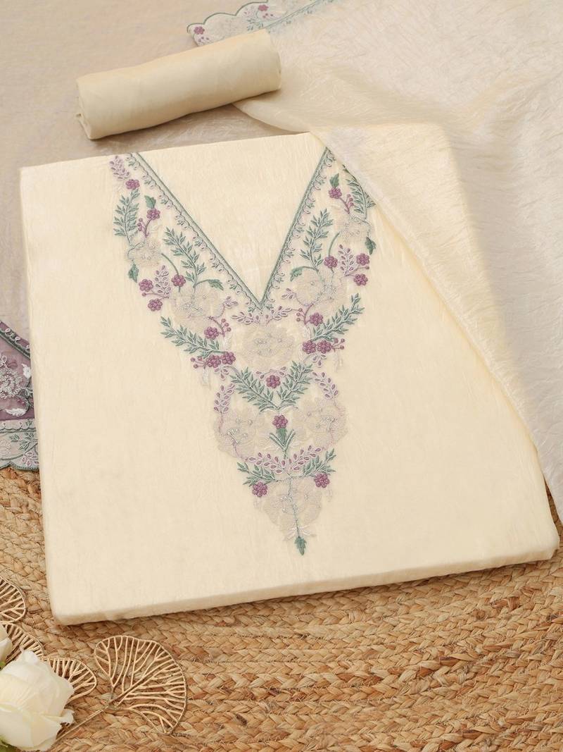 printed unstitched dress material