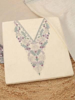 printed unstitched dress material 2