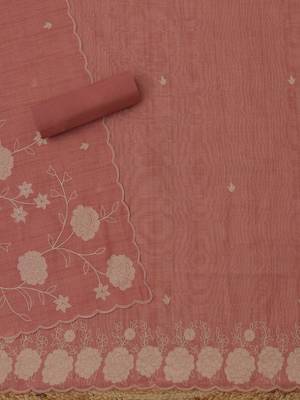 embroidered  cotton unstitched dress material 4