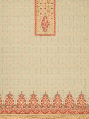 printed art silk unstitched dress material 4