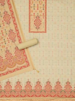 printed art silk unstitched dress material 5