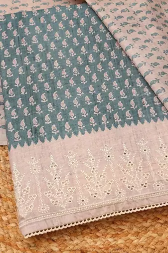 printed unstitched dress material