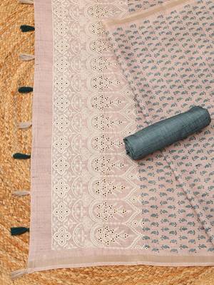 printed unstitched dress material 4
