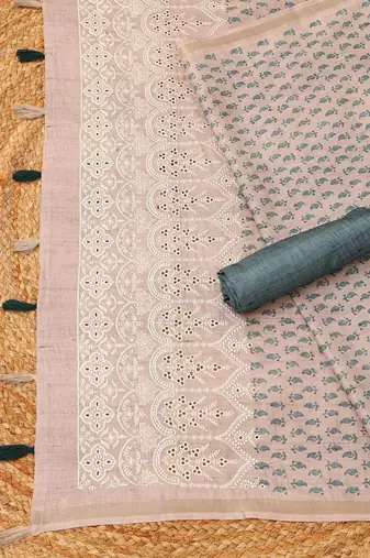 printed unstitched dress material