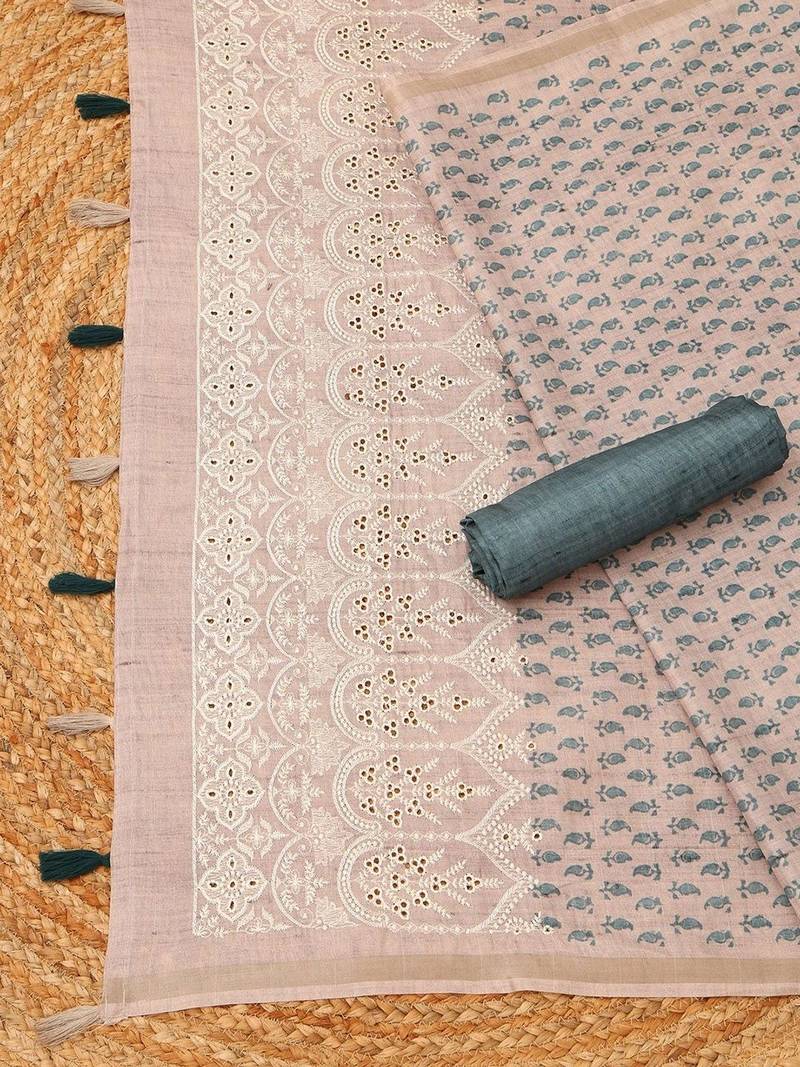 printed unstitched dress material