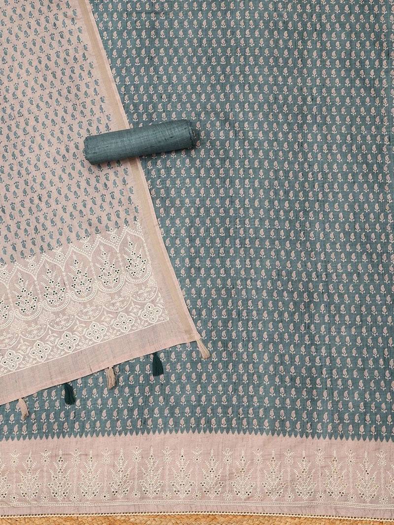 printed unstitched dress material