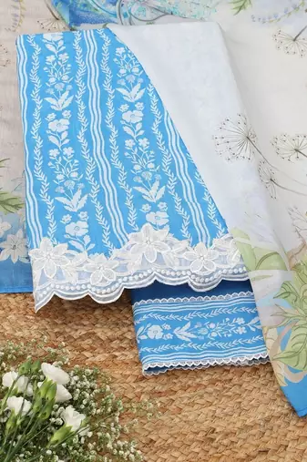 printed unstitched dress material