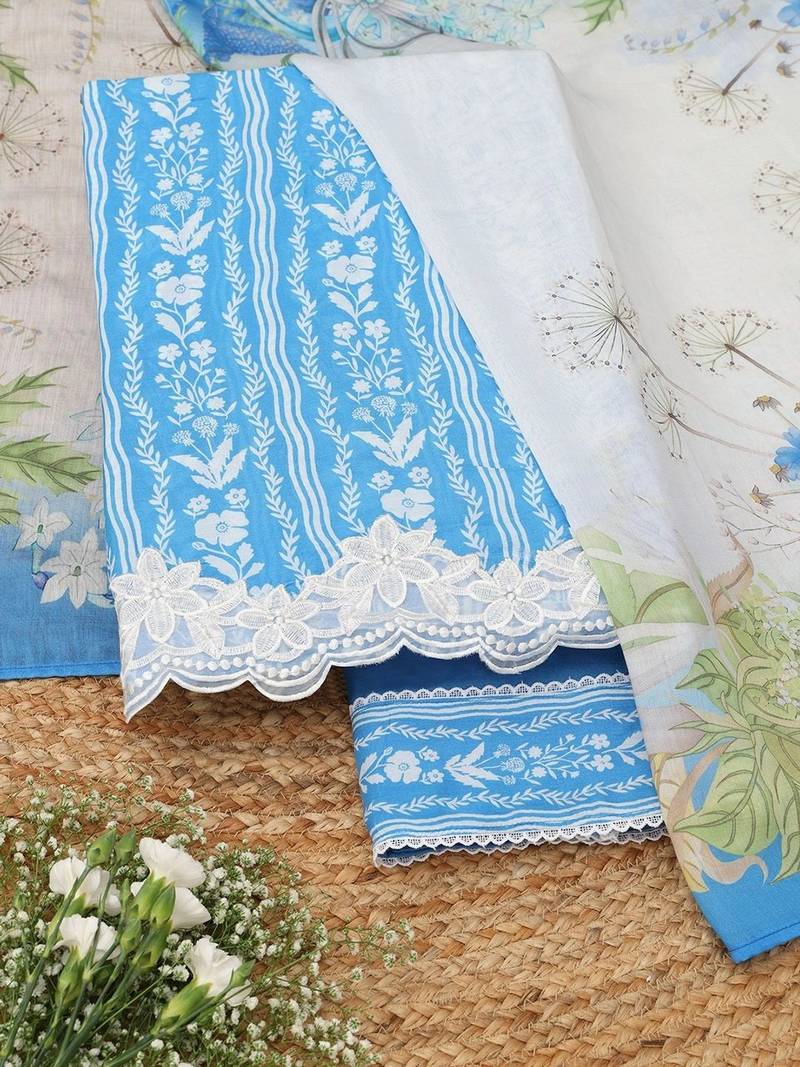 printed unstitched dress material