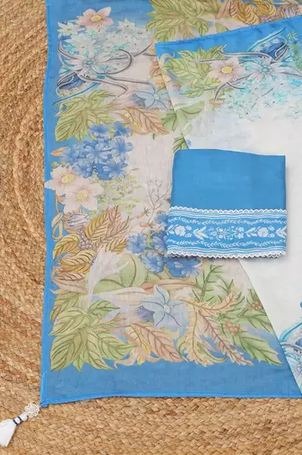 printed unstitched dress material
