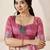 Mauve mauve linen ethnic woven design festive wear matching blouse & sarees