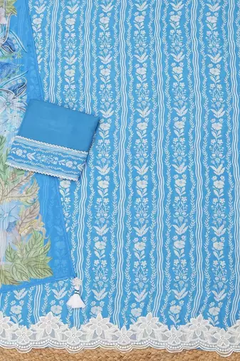 printed unstitched dress material