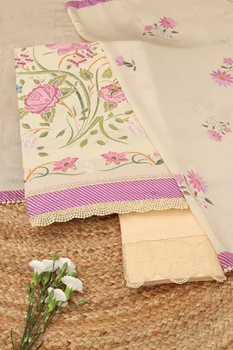 printed unstitched dress material