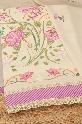 printed unstitched dress material