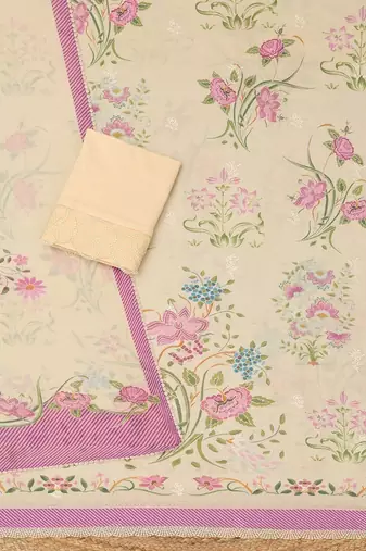 printed unstitched dress material
