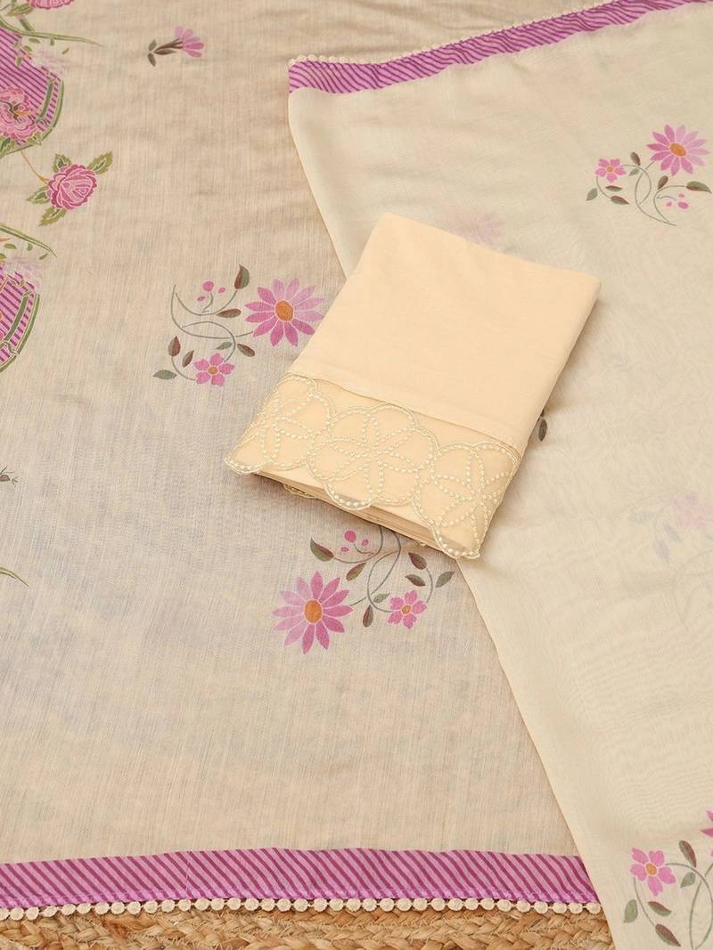 printed unstitched dress material