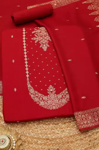 printed unstitched dress material