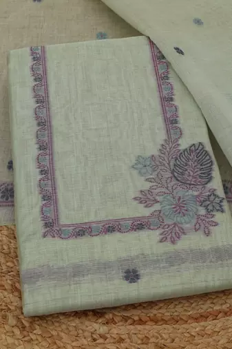 printed unstitched dress material