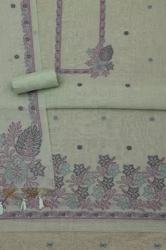 printed unstitched dress material