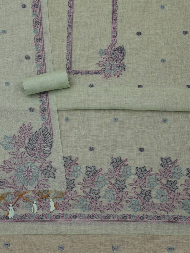 printed unstitched dress material