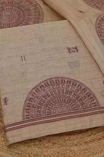 printed unstitched dress material