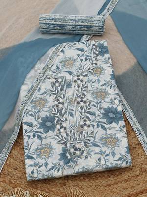 printed unstitched dress material 1