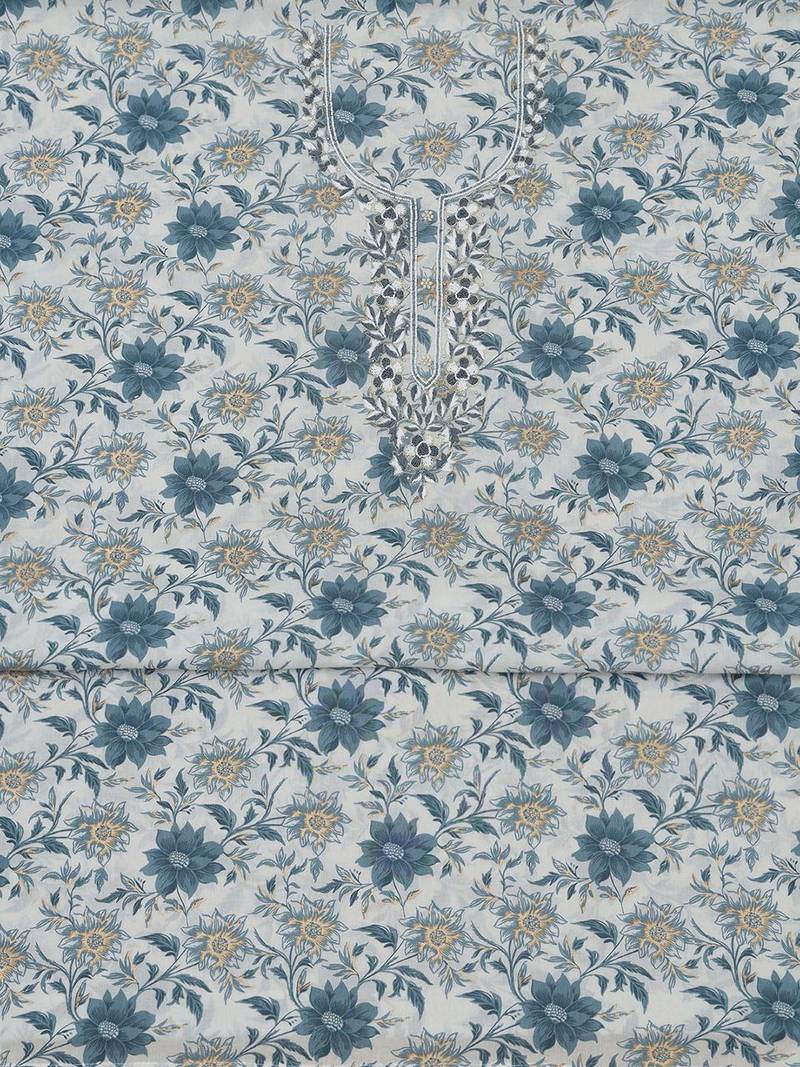 printed unstitched dress material