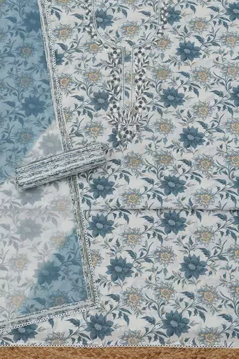 printed unstitched dress material