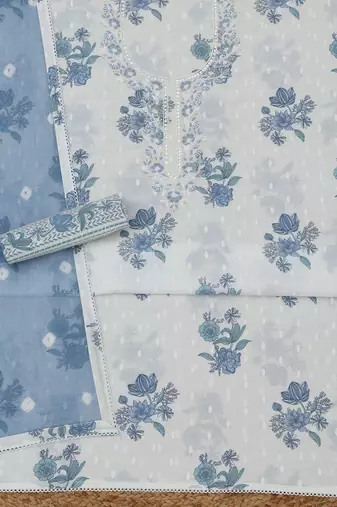 printed unstitched dress material