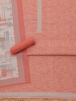printed art silk unstitched dress material 4