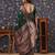Green ethnic woven design banarasi saree