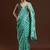 Green woven design chanderi sarees with blouse piece