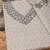 printed art silk unstitched dress material