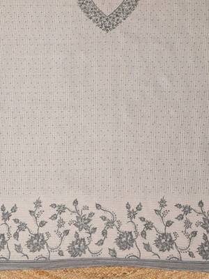 printed art silk unstitched dress material 5