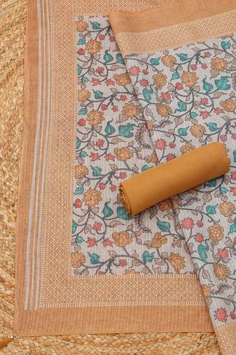 printed unstitched dress material