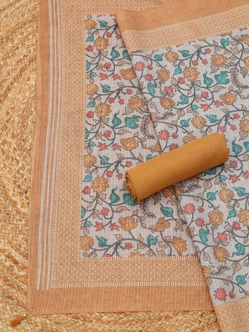 printed unstitched dress material