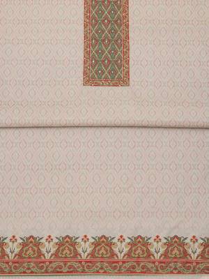 printed art silk unstitched dress material 5