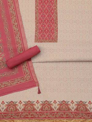 printed art silk unstitched dress material 4