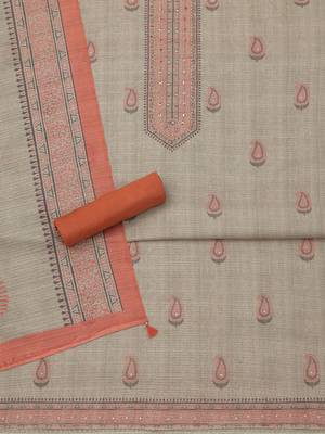 printed unstitched dress material 4