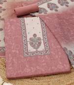 printed linen unstitched dress material