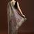 Grey woven design muga sarees with blouse piece