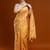 Yellow woven design chanderi sarees with blouse piece