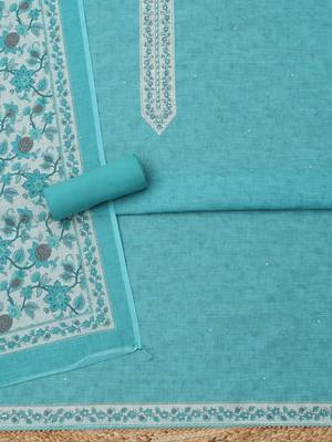 printed linen unstitched dress material 4